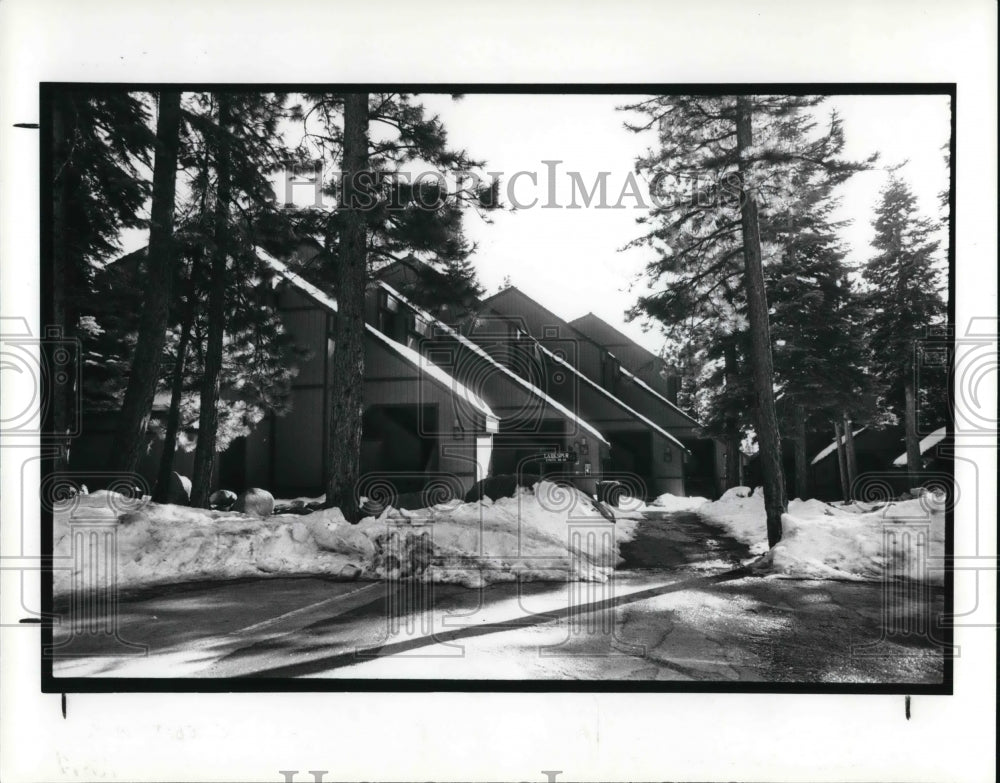 1988 Press Photo All Seasons Resort, Lake Tahoe Nevada - Historic Images