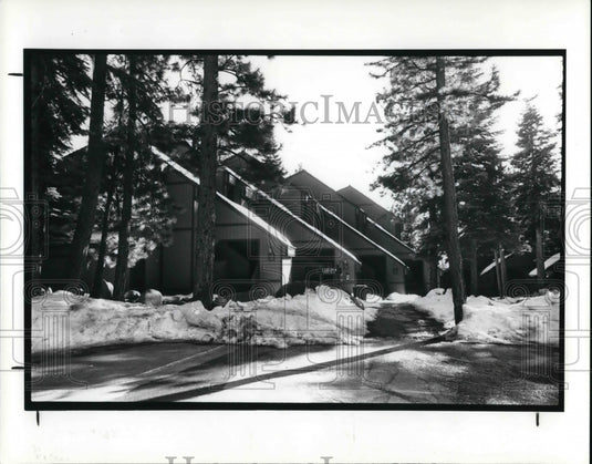 1988 Press Photo All Seasons Resort, Lake Tahoe Nevada - Historic Images