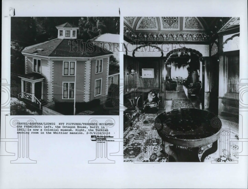 1988 Press Photo The Octagon house, built in 1861, is now a Colonial museum - Historic Images