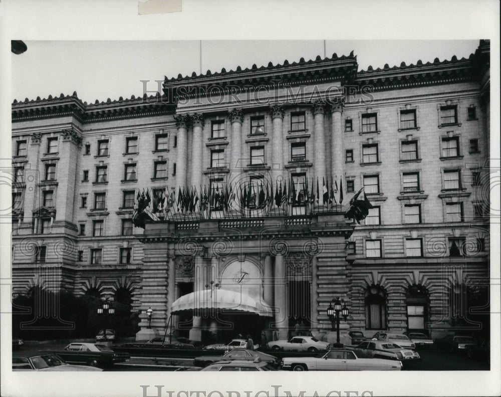 Press Photo Fairmont Hotel San Francisco - Historic Images