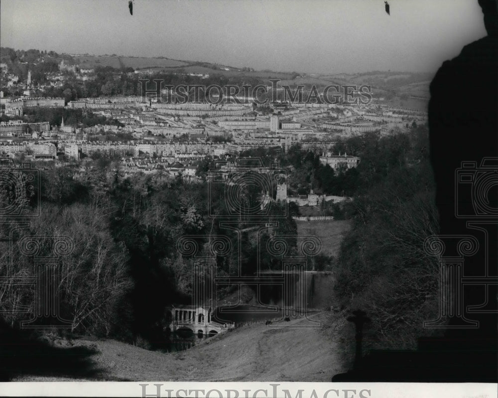 1986 Press Photo View from Prior Park In England - Historic Images