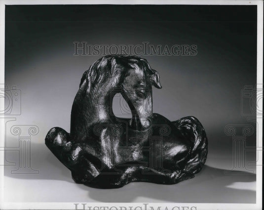 1968 Press Photo Jade horse by Edris Eckhardt - cva20390 - Historic Images
