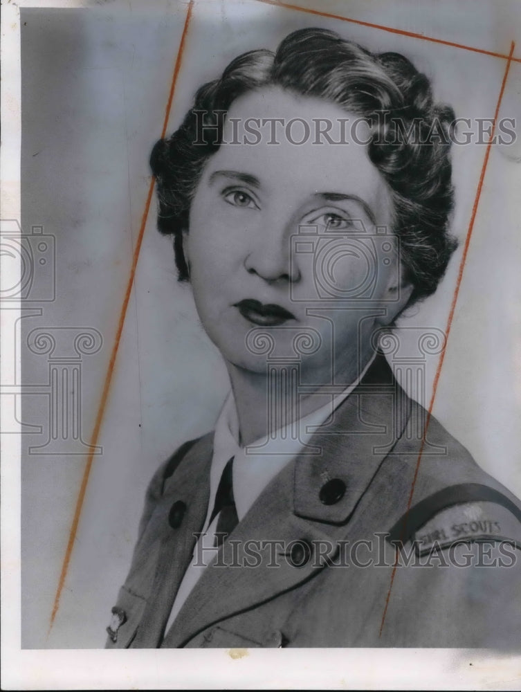 1960, Mrs. Bryan, past president of Atlanta Girl Scout Council - Historic Images