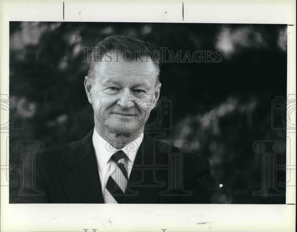 1989 Press Photo Dr. Zbigniew Brzezinski, appearing October 6, 1989 - cva20861 - Historic Images