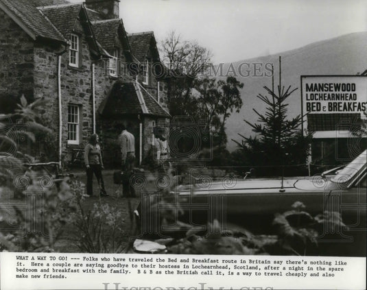 Press Photo Mansewood Locharnhead Bed and Breakfast in Scotland - Historic Images