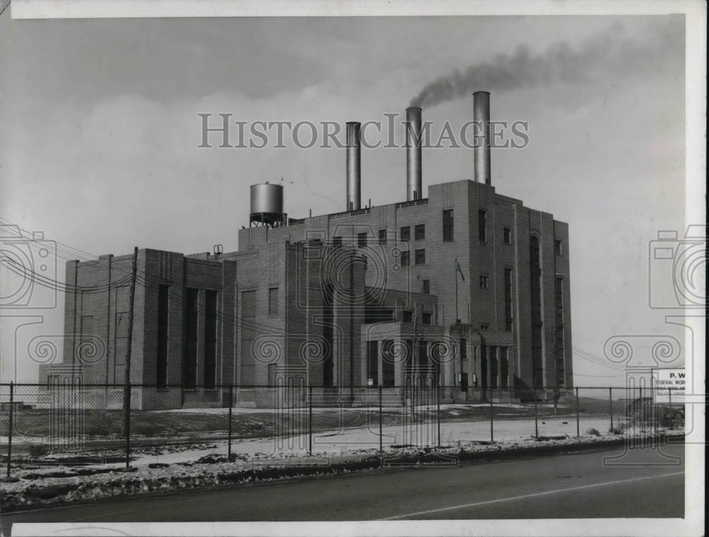 1942, Municipal Light Plant on Lakefront, Cleveland - cva21260 - Historic Images