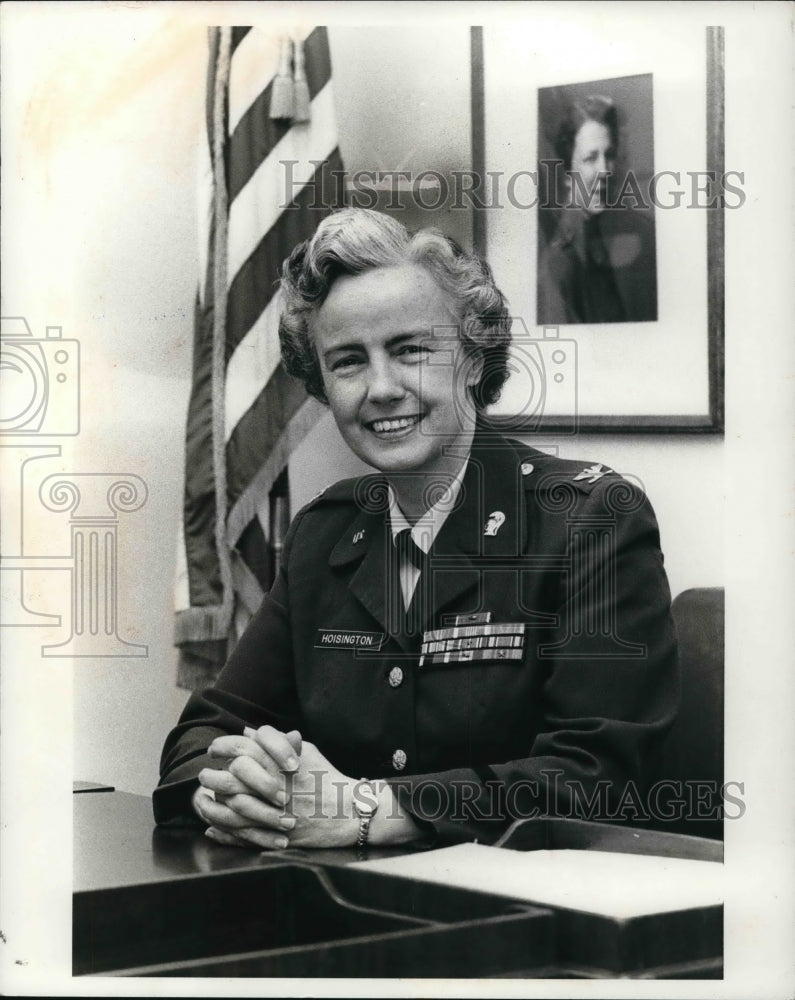 1970 Press Photo Brig. Gen. Elizabeth Hoisington - cva21330-Historic Images