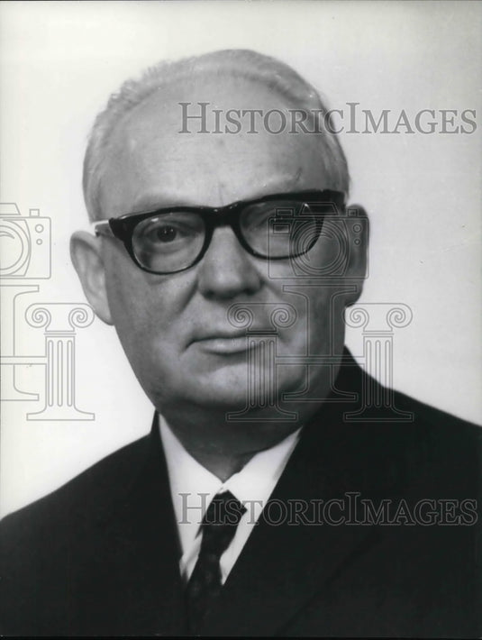 1978 Press Photo Henryk Jablonski President of Polish People's Republic - Historic Images