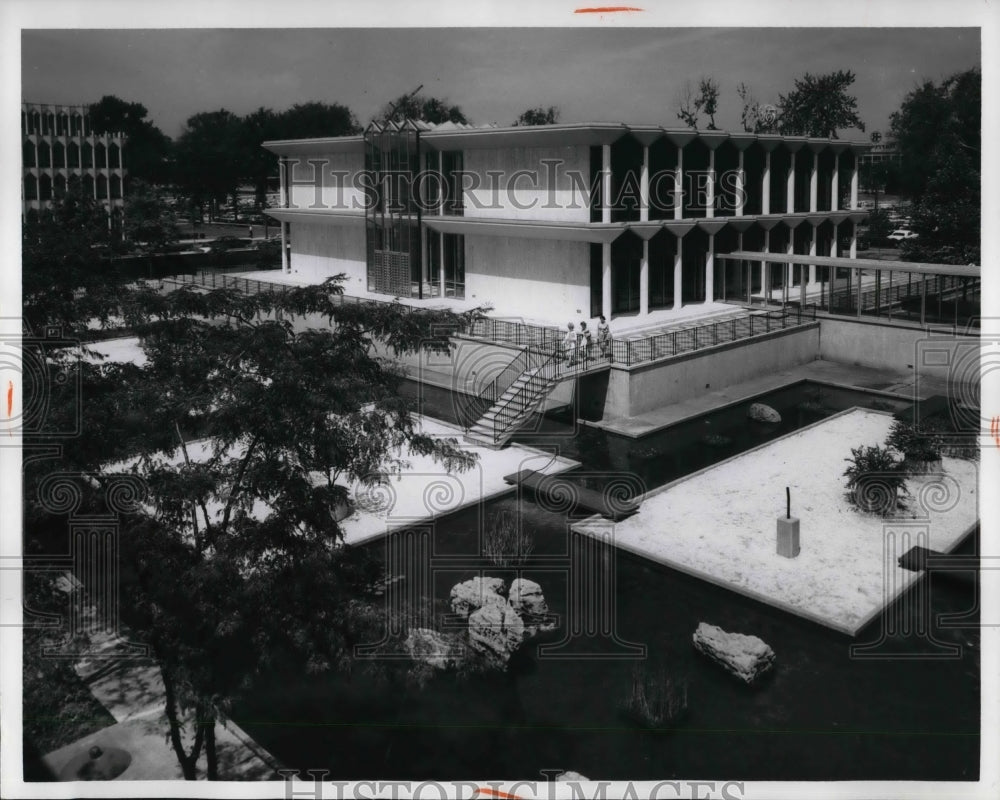 1966 Press Photo McGregor Memorial Conference Center, Wayne State University - Historic Images