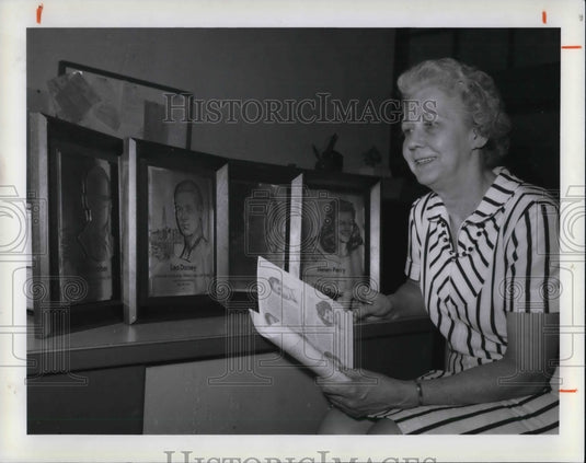 1978 Press Photo Frances Kazubski, Greater Cleveland Sports Hall Secretary - Historic Images
