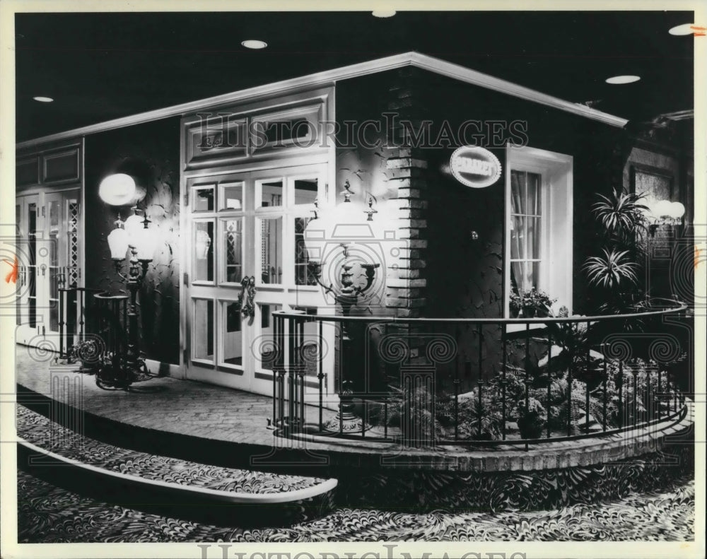 1980 Press Photo Cabaret Room in Las Vegas, Nevada - Historic Images