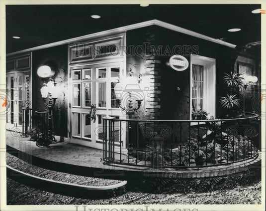 1980 Press Photo Cabaret Room in Las Vegas, Nevada - Historic Images