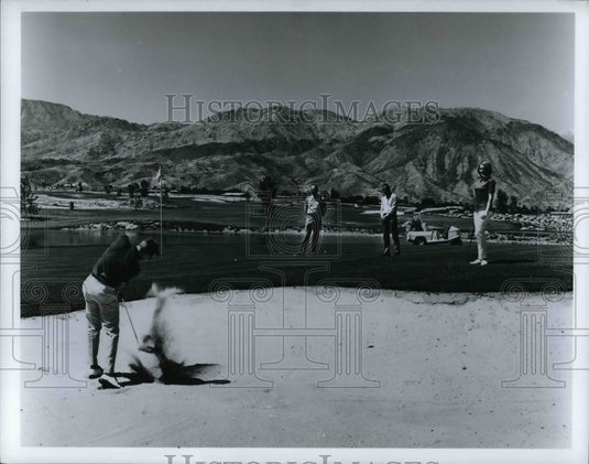 Press Photo Golf Course at Palm Spring California - Historic Images