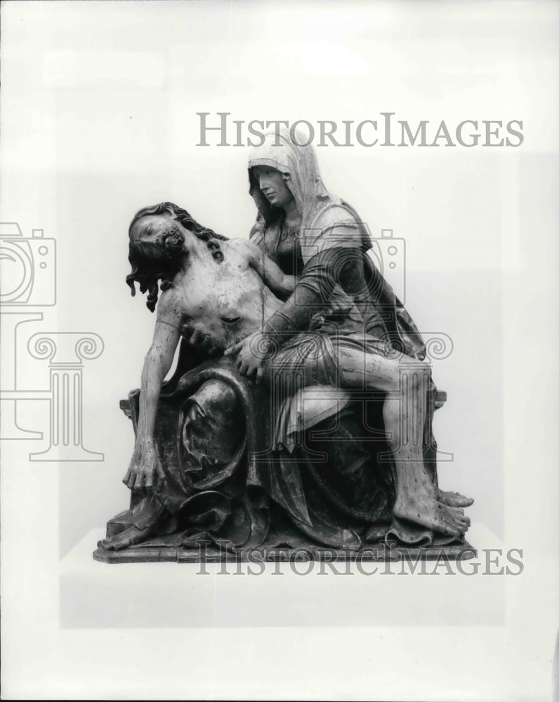 Press Photo  Jesus Christ PIETA - Historic Images