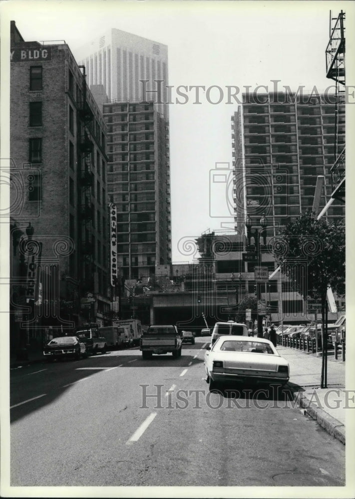 1980 Press Photo The Los Angeles Streets - Historic Images