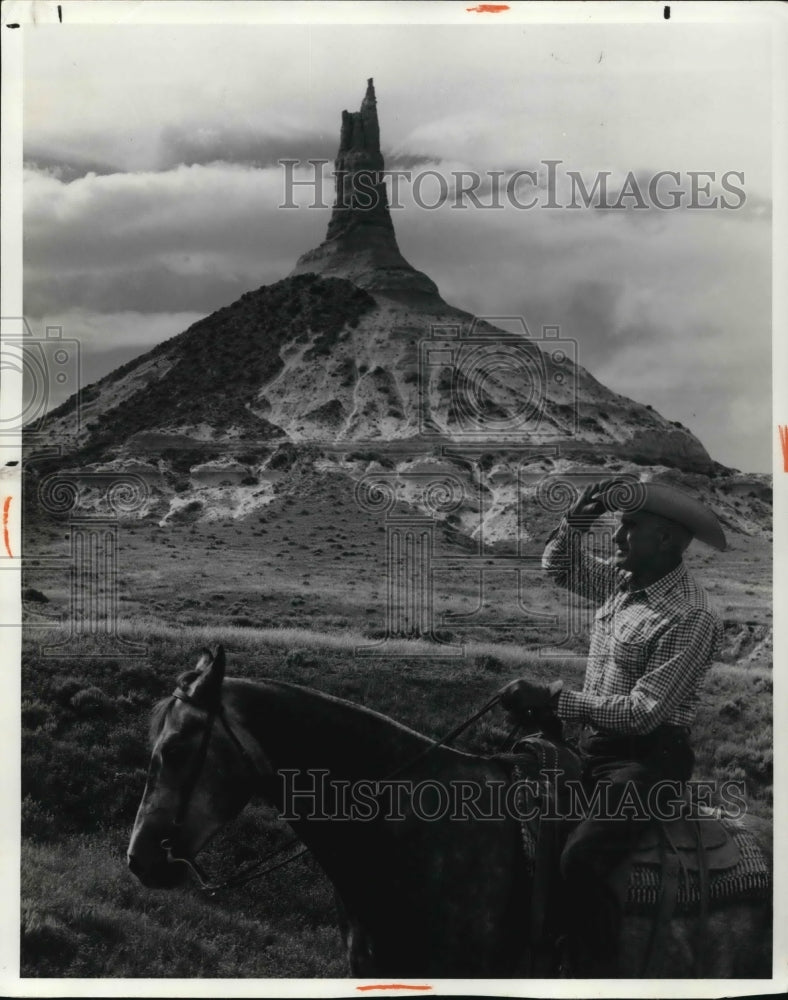 1967, The Chimney Rock National Historic Site near Bayard - cva21870 - Historic Images
