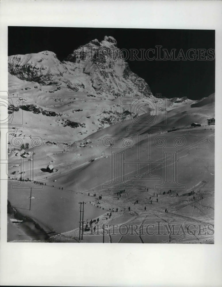 1981 Press Photo Mount Blanc Range - Historic Images