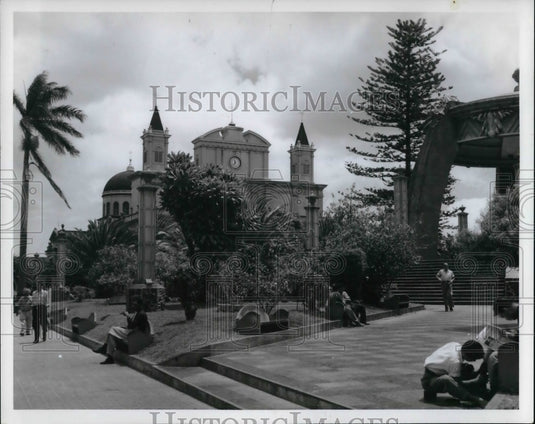 Press Photo The Central park in San Jose Coasta Rica - Historic Images