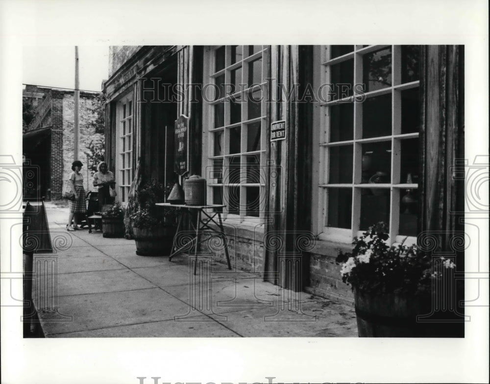 1986 Press Photo Downtown Micanopy in Florida - Historic Images