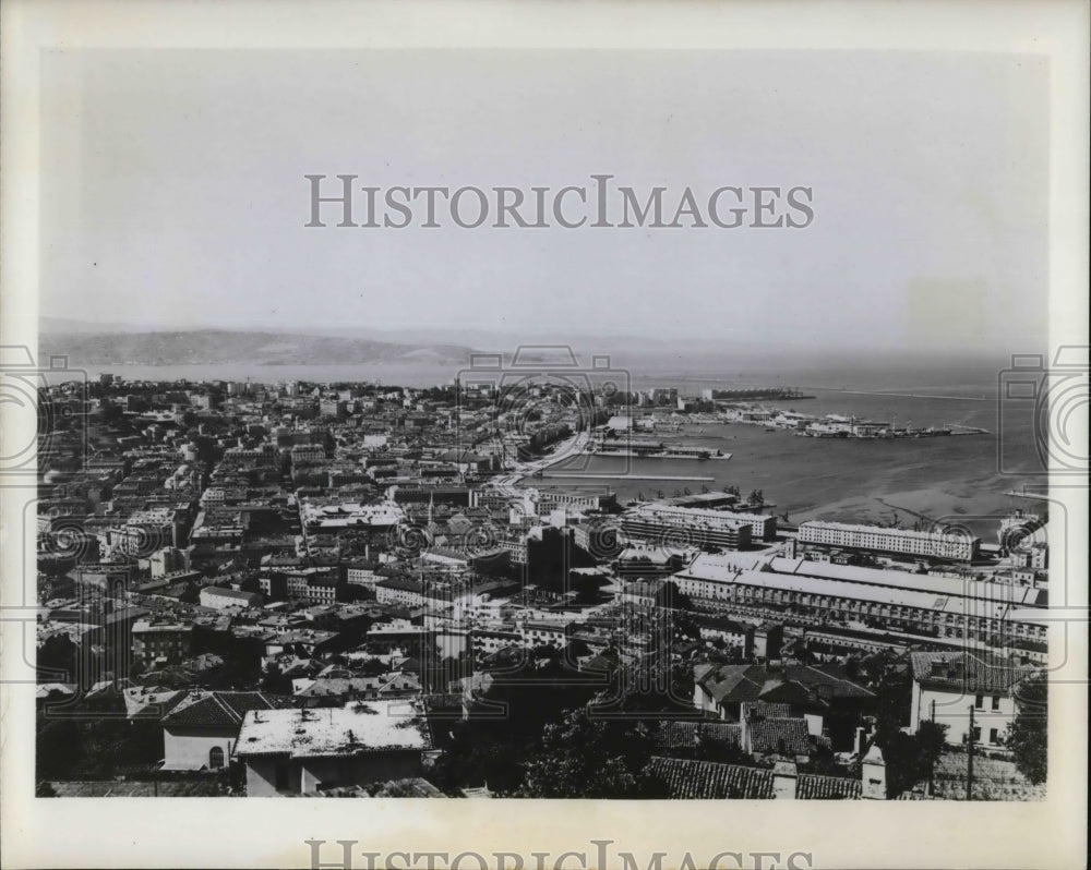 1980 Press Photo Panoramic View of Trieste, as viewed from the plateau - Historic Images