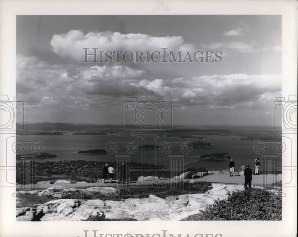 1980 Press Photo Cadillac Mt. at Acacia National Park in Maine - Historic Images