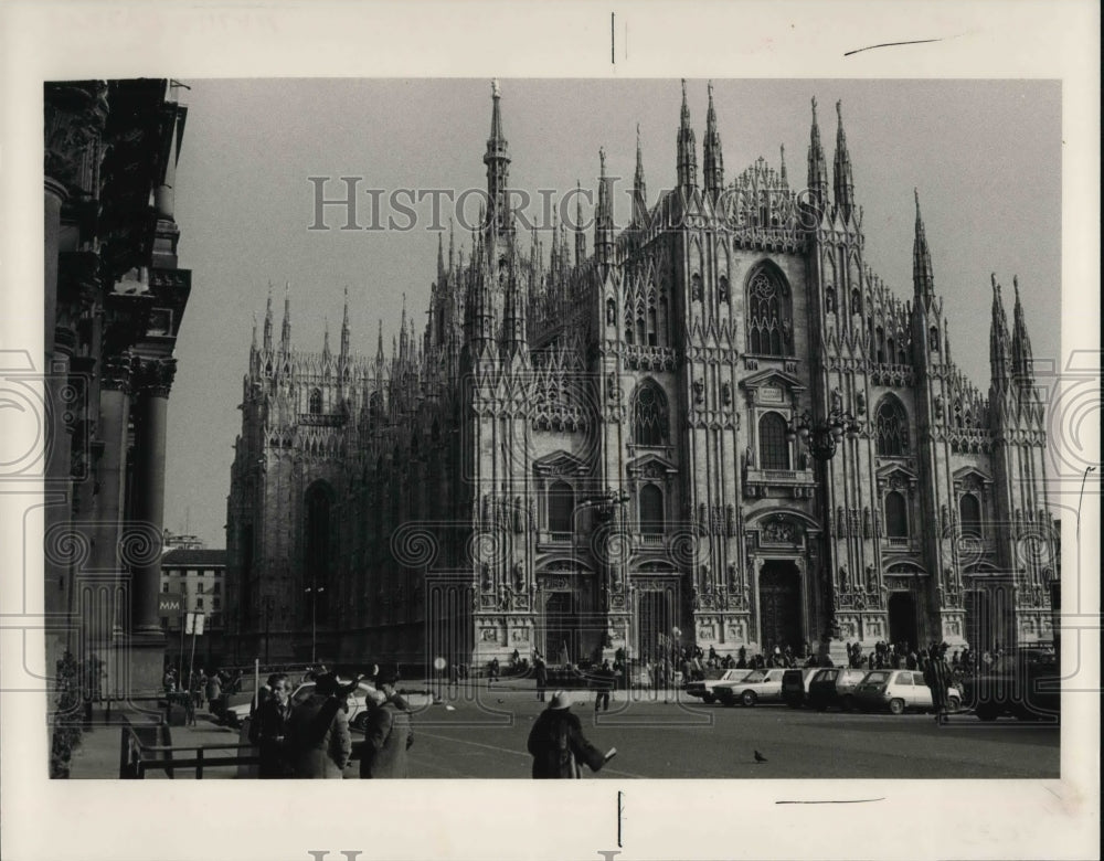 1987 Press Photo Milan&#39;s Ancient Cathedral Where St. Augustine Was Baptized - Historic Images