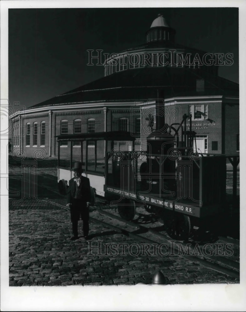 1977 Press Photo B&amp;O Railroad Museum, Baltimore City - Historic Images