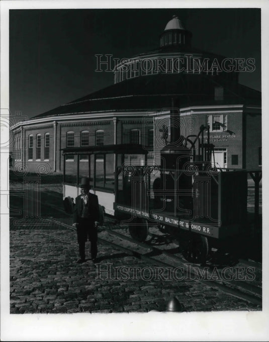 1977 Press Photo B&O Railroad Museum, Baltimore City - Historic Images