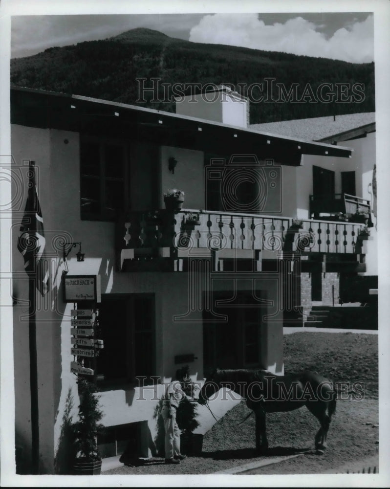 1987 Press Photo Colorado Vail Village, a modern mountain community - Historic Images