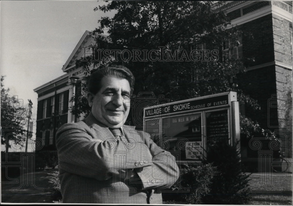 1977 Press Photo Survivors of the Holocaust President, Sol Goldstein - Historic Images