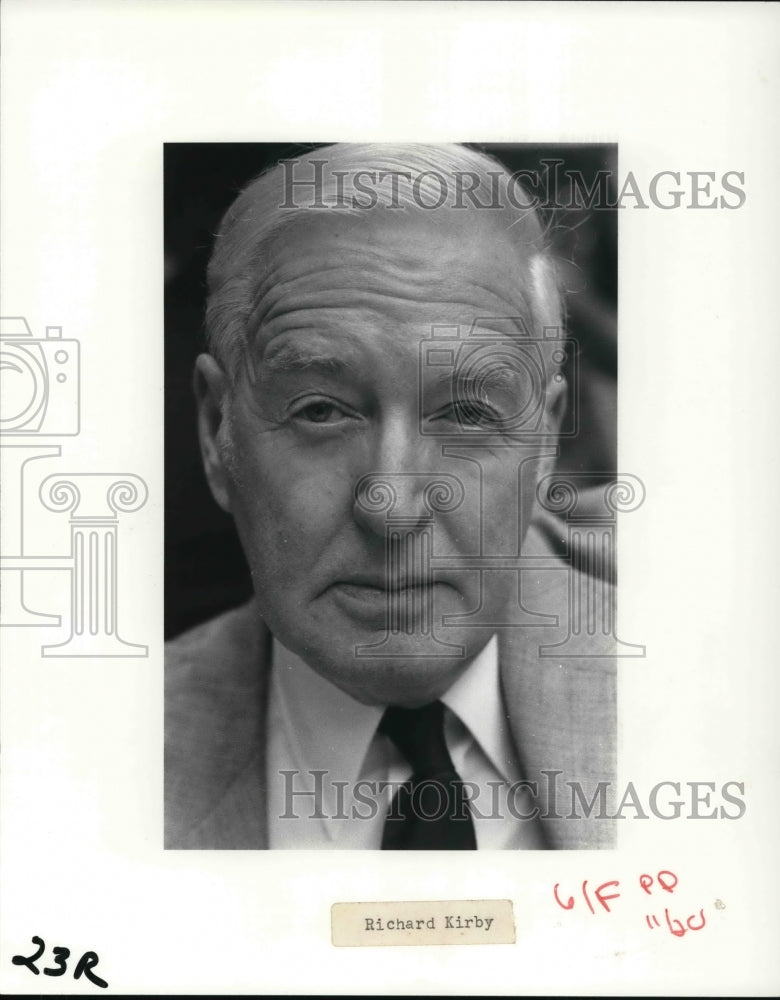 Press Photo Richard Kirby - Historic Images