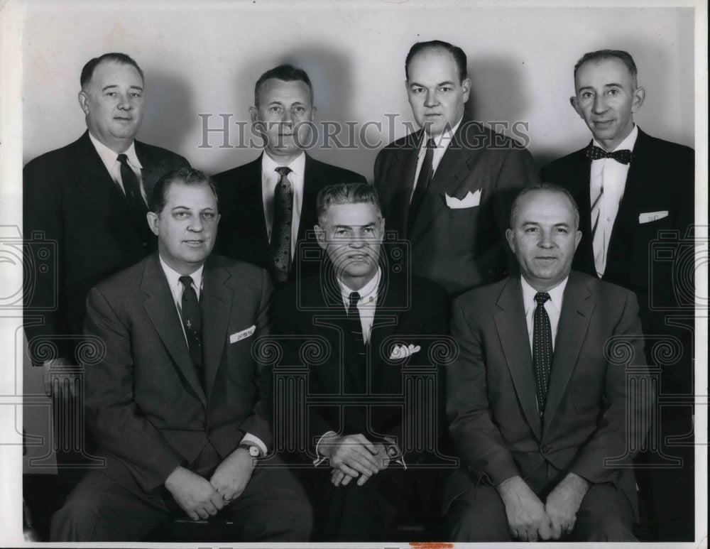 1957 Press Photo Officers of Associated Grocery Manufacturers Representative - Historic Images