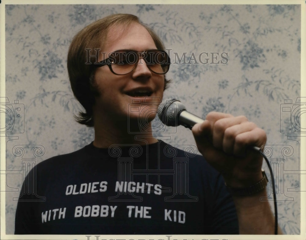 1982, Bob Keister Disc Jockey - Historic Images