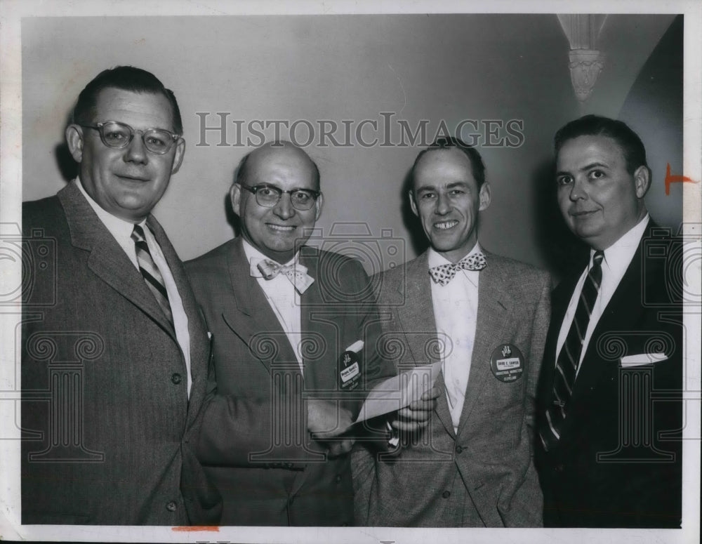 1955, King-Hedinger, Hal Morgan, David E. Sawyer, and Lary Brennan - Historic Images