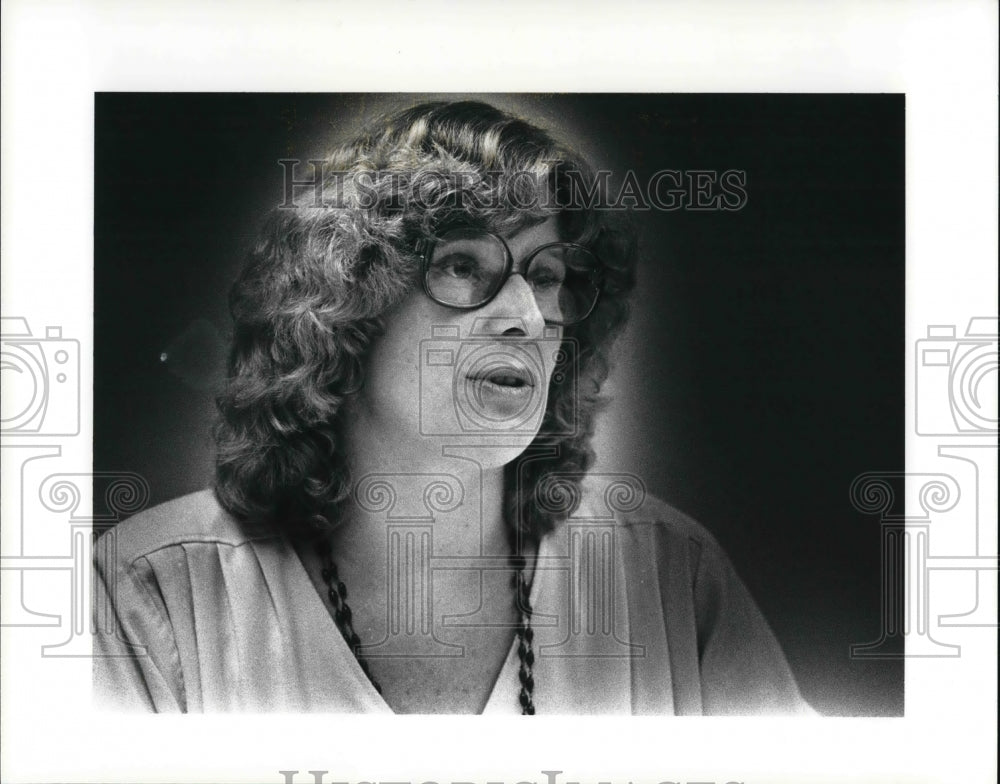 1987 Press Photo Karen Kordisch Interchurch Council - Historic Images