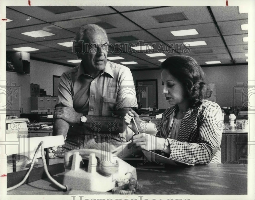 1980 Press Photo Jim Koeniker and Sandra Ramsey  of Cleveland Homicide - Historic Images