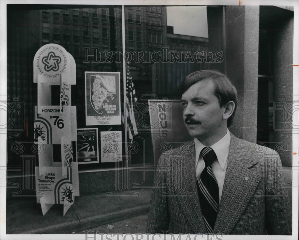 1975, Kenneth J Kovach Deputy coordinator of Cleveland Bicentennial - Historic Images