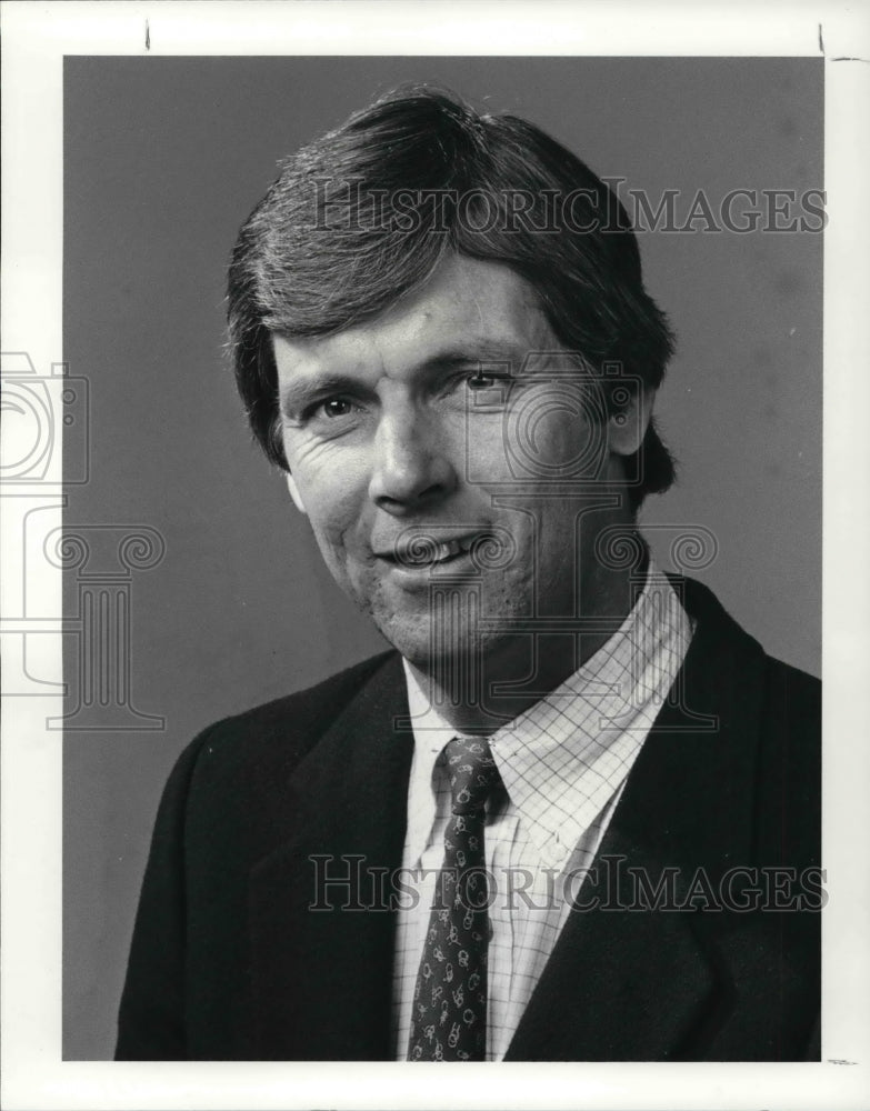 1987 Press Photo Gary Jobson, America&#39;s Cup Sailor and ESPN Commentator - Historic Images