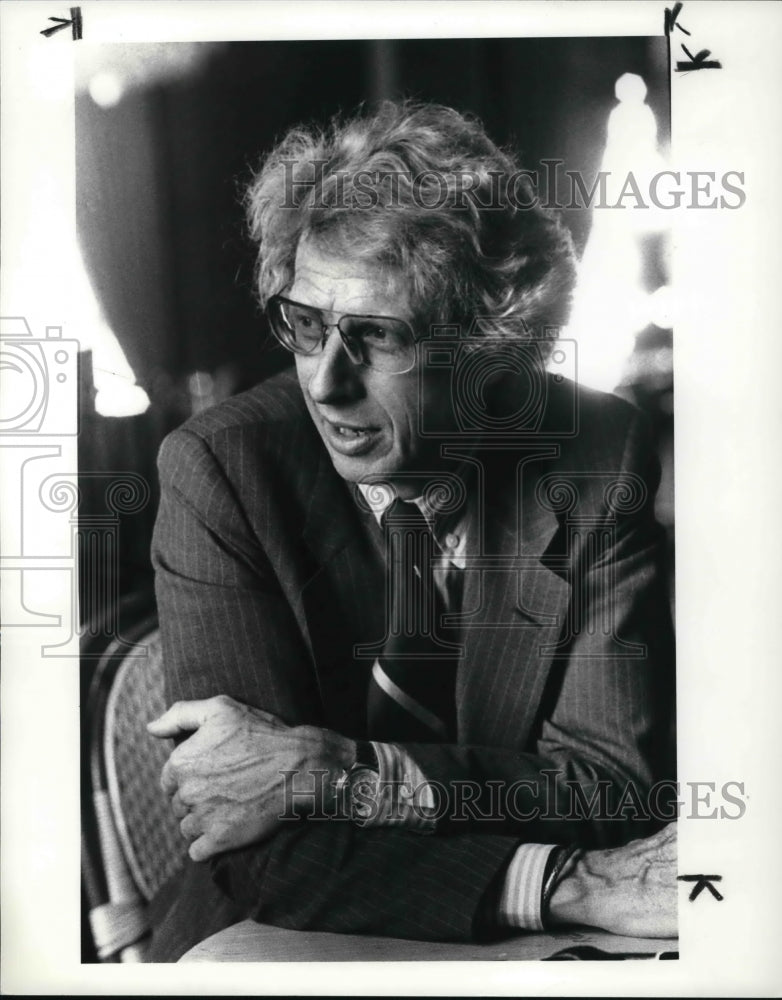 1985 Press Photo Michael Korda, Author and Editor - Historic Images
