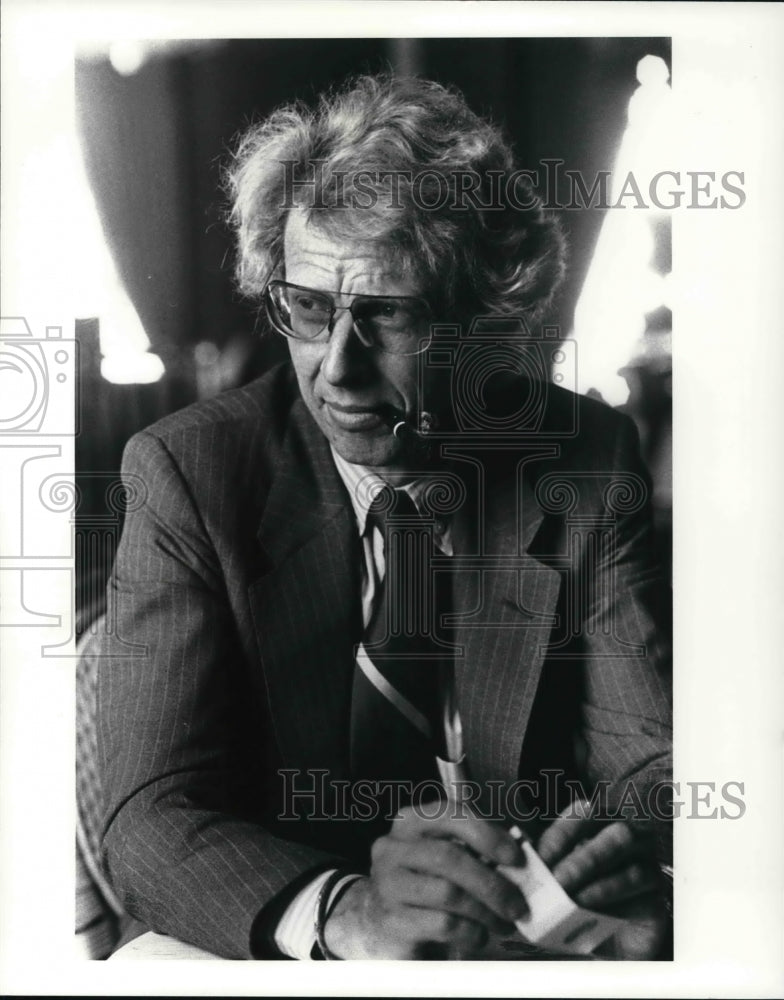 1985 Press Photo Author & Editor Michael Korda - Historic Images