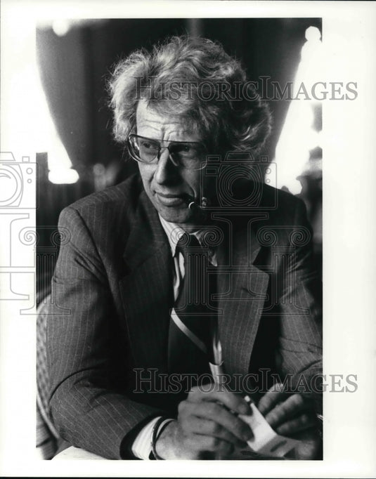 1985 Press Photo Author & Editor Michael Korda - Historic Images