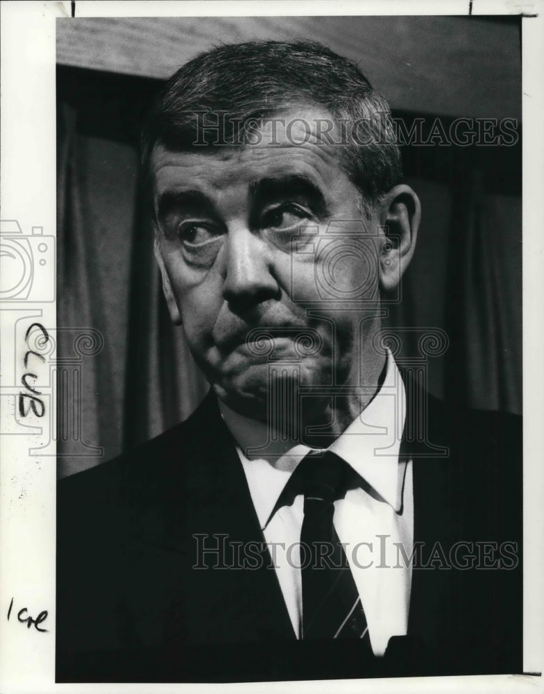 1989 Press Photo Yugoslavian Ambassador to USA, Zivorad Kovacebic - Historic Images