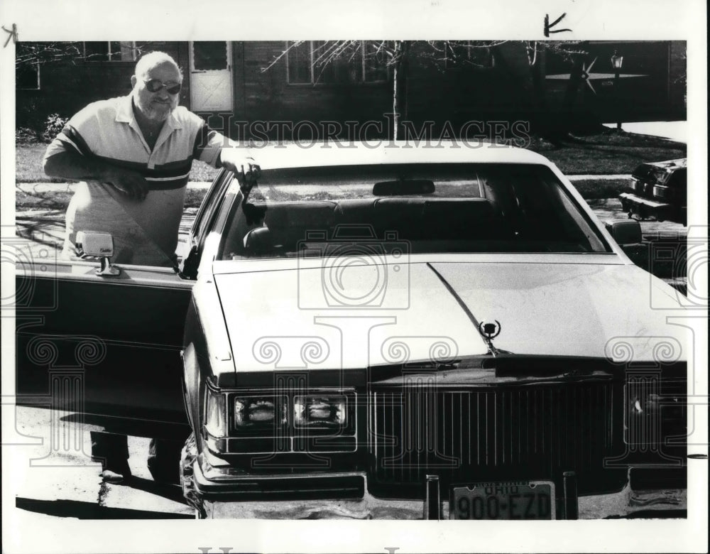 1986 Press Photo Million Dollar Lottery Winner Bob Keys - Historic Images