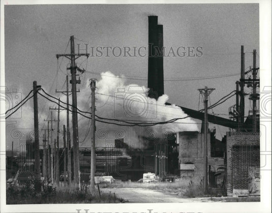 1980 Press Photo Erie Coke and Chemical Co Fairport suit against Polluting - Historic Images