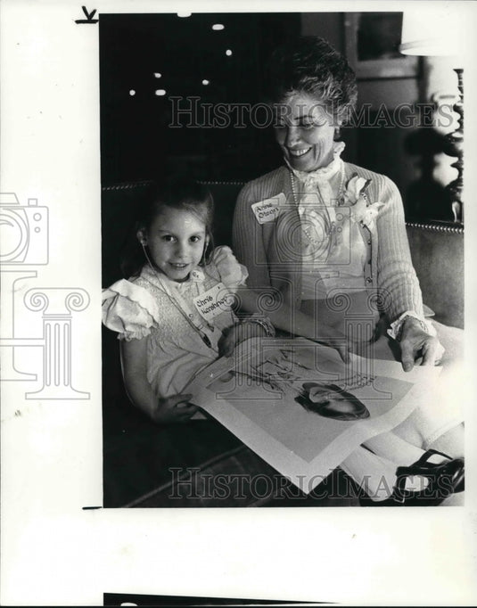 1982 Press Photo Four year old Chris Kershner,Mr. & Mrs. P. Kershner's daughter - Historic Images