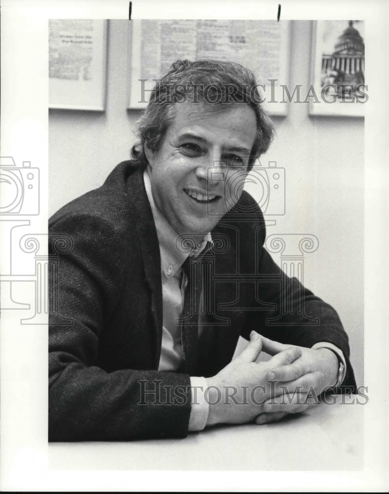 1986 Press Photo College Pursuit Game creator, Laurence Gadd - cva23962 - Historic Images