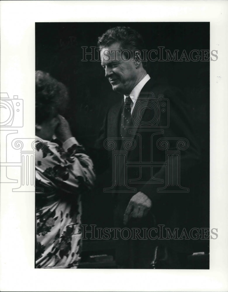 1991 Press Photo Cuyahouga County Common Pleas Judge James F. Kilcoyne - Historic Images