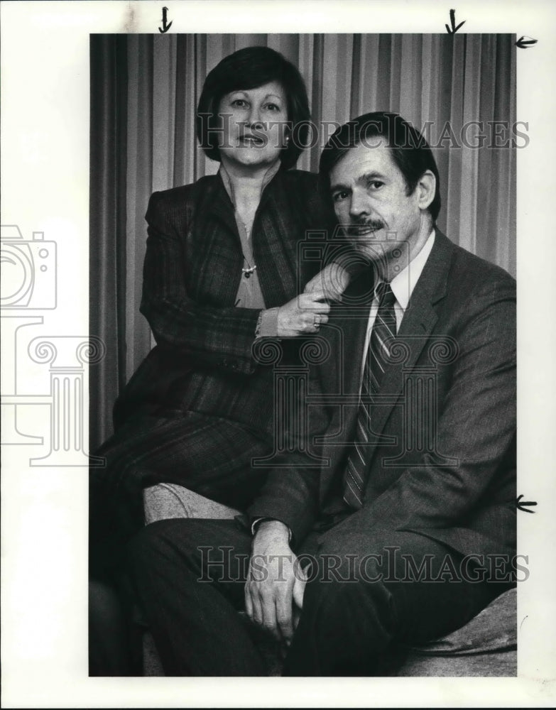 1986 Press Photo Paula and Jim Laurenson - Historic Images