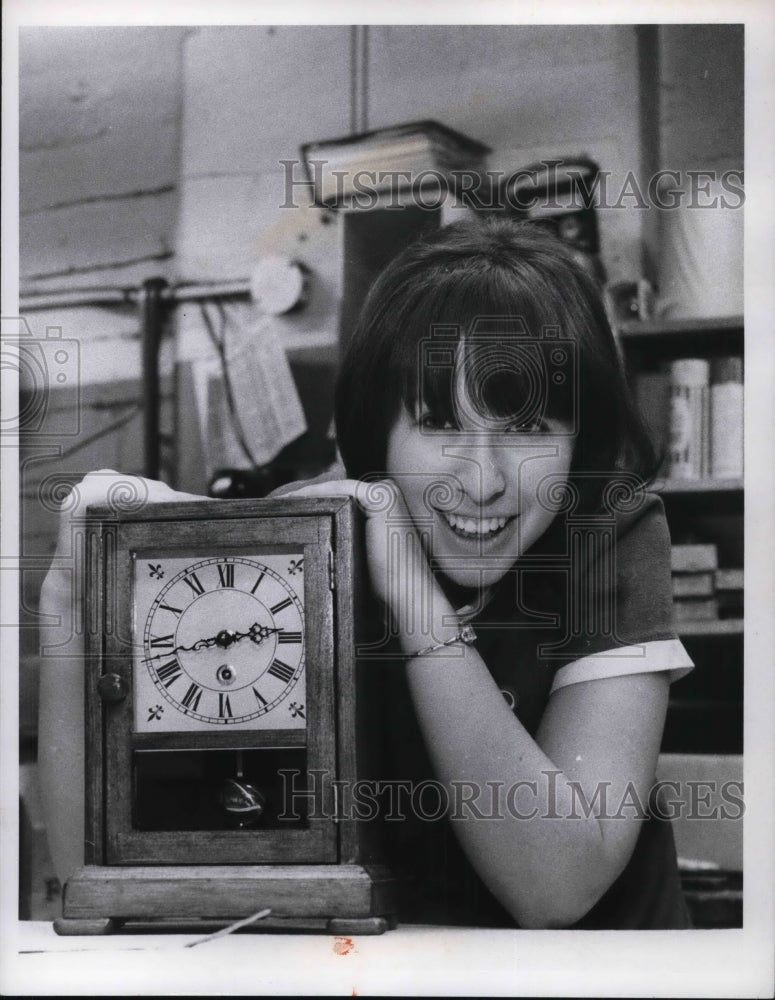 1967 Press Photo PD Intern, Jennifer Kerr - Historic Images