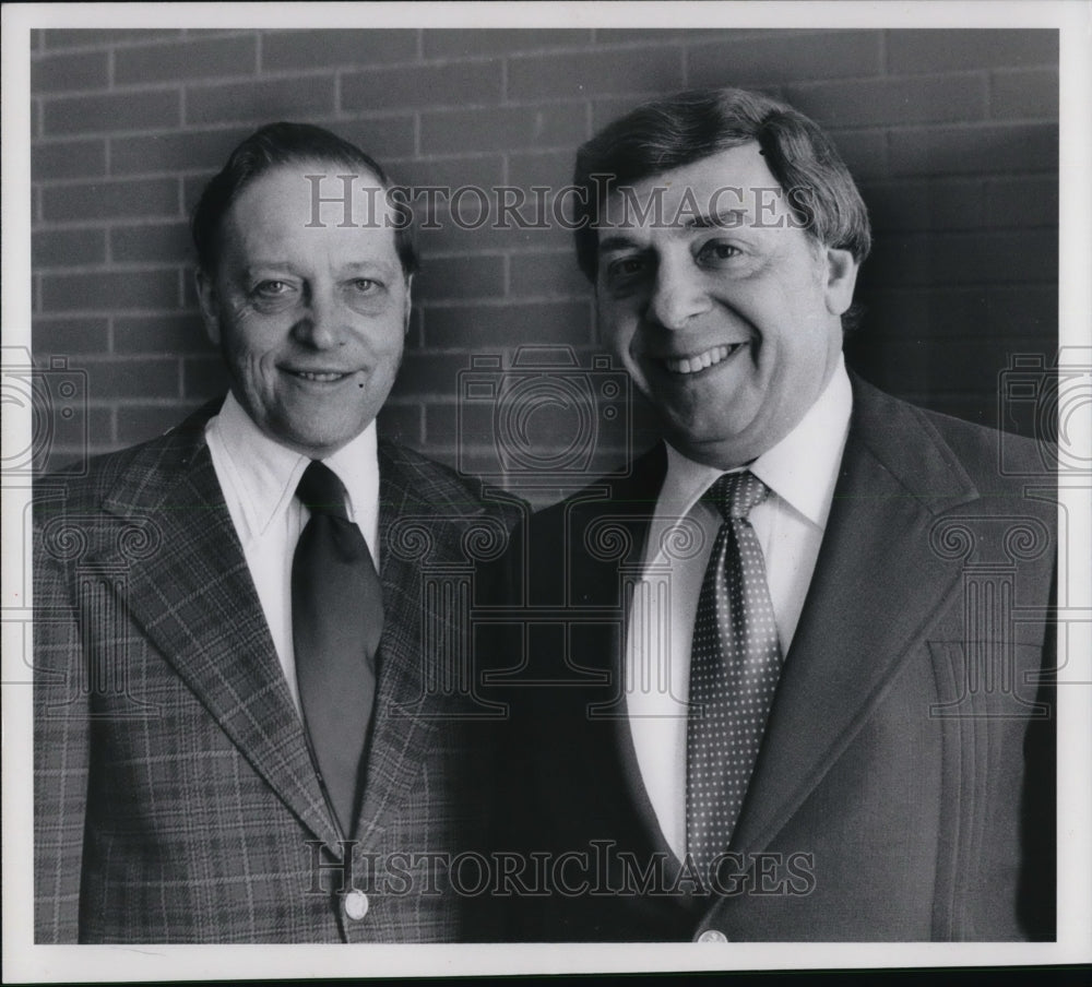 1978 Press Photo Dr. Charles D. Kissling, Dr. Burton R. Leidner - Historic Images